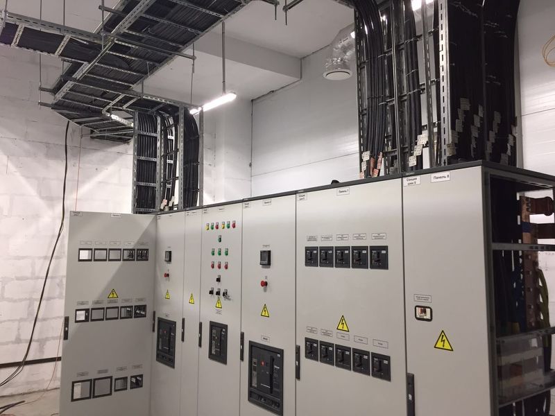 Монтаж электроснабжения